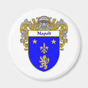 Imán Escudo de armas de Napoli (cubierto)