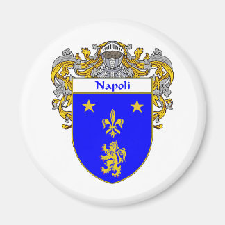Imán Escudo de armas de Napoli (Mantled)