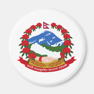 Imán Escudo De Armas De Nepal
