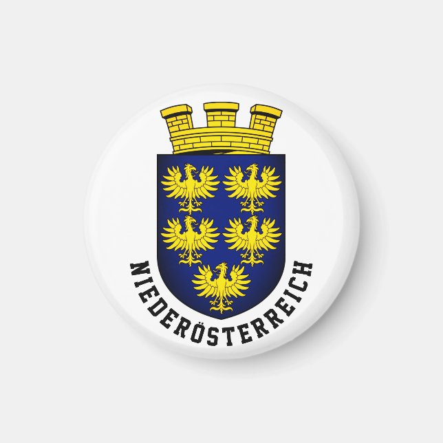 Imán Escudo de armas de Niederösterreich - AUSTRIA (Frente)