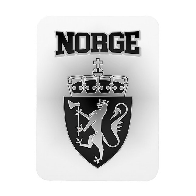 Imán Escudo de armas de Norge (Vertical)