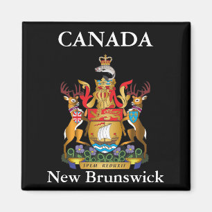 Imán Escudo de armas de Nueva Brunswick