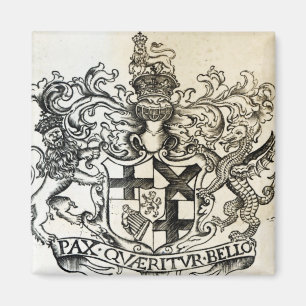 Imán Escudo de armas de Oliver Cromwell