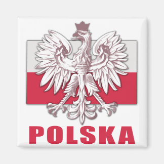 Imán Escudo de armas de Polonia Polska