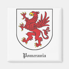 Imán Escudo de Armas de Pomerania Arte del Grifo Majest