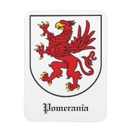 Imán Escudo de Armas de Pomerania Arte Majestuoso del G