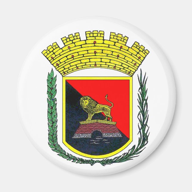 Imán Escudo de armas de Ponce, Puerto Rico (Frente)
