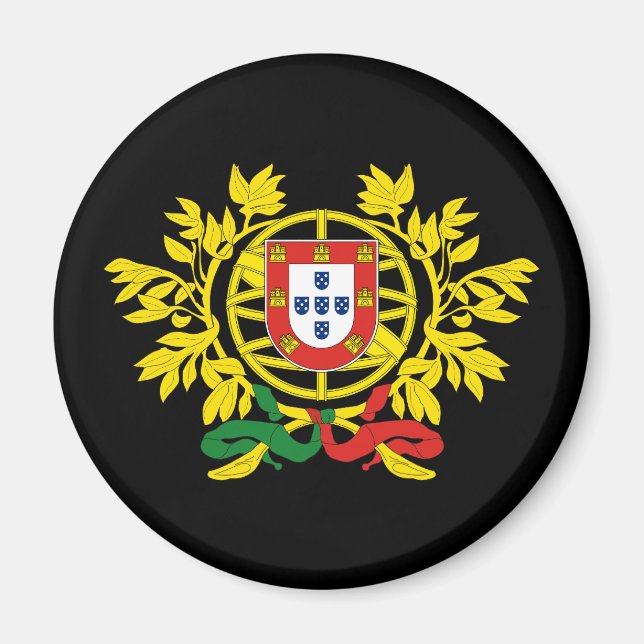 Imán Escudo de armas de Portugal (Frente)