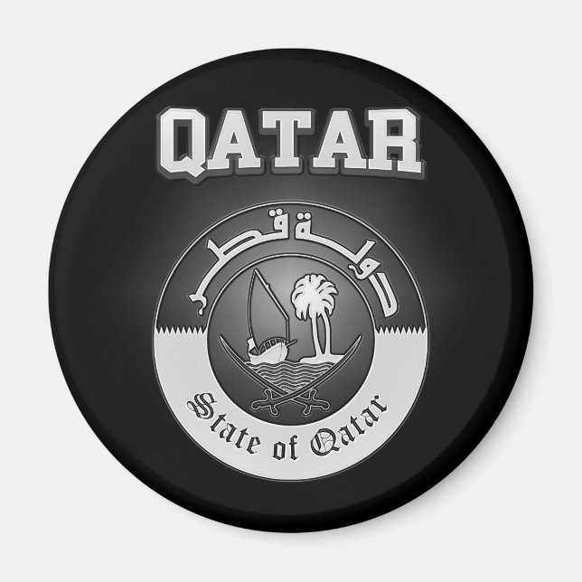 Imán Escudo de armas de Qatar (Frente)