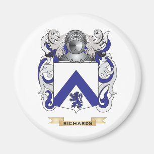 Imán Escudo de armas de Richards (escudo de la familia)
