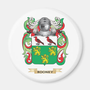 Imán Escudo de armas de Rooney (escudo de la familia)