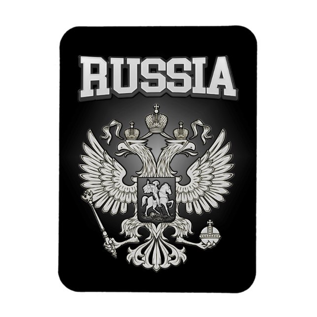 Imán Escudo de armas de Rusia (Vertical)
