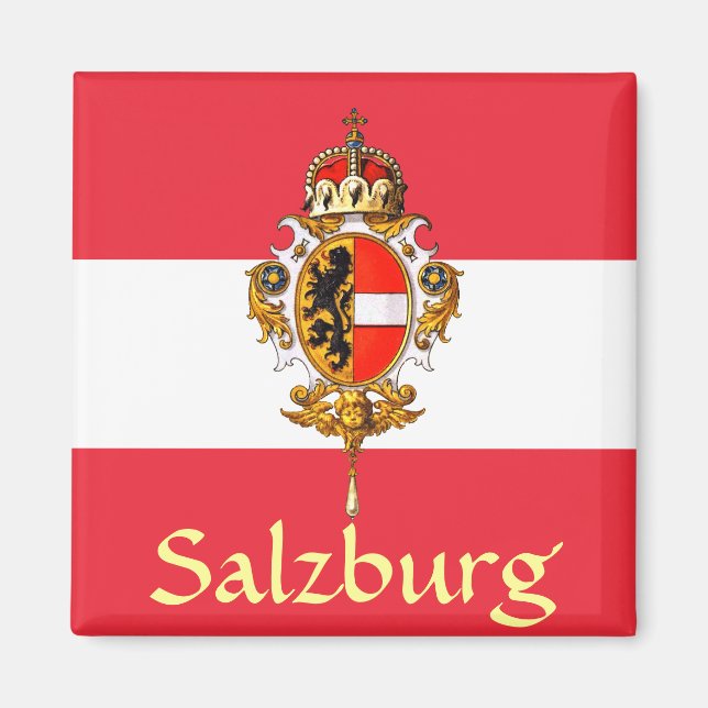 Imán Escudo de armas de Salzburgo (Frente)