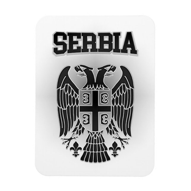 Imán Escudo de armas de Serbia (Vertical)