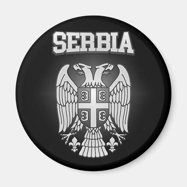 Imán Escudo de armas de Serbia (Frente)