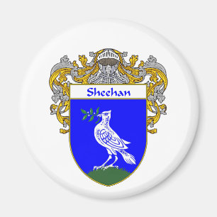 Imán Escudo de armas de Sheehan (cubierto)