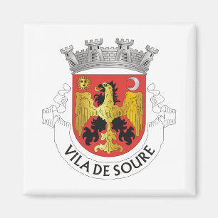 Imán Escudo de Armas de Soure, Portugal