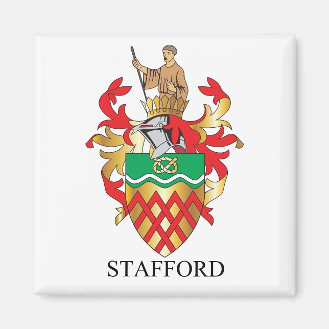 Imán Escudo de armas de Stafford (Frente)