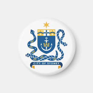Imán Escudo de armas de Sydney (Australia)