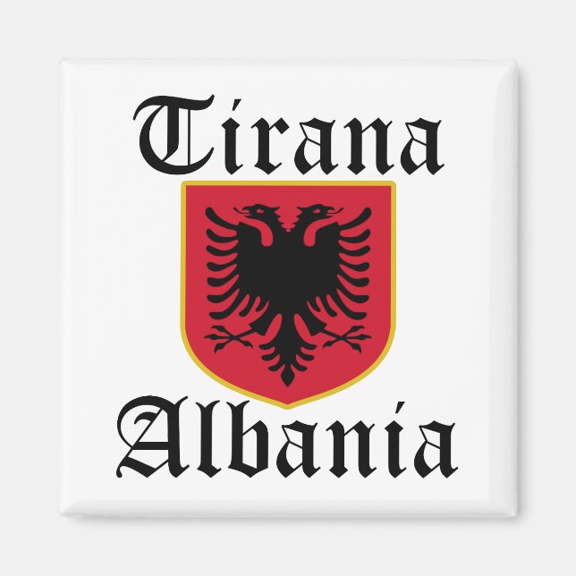 Imán Escudo de armas de Tirana (Frente)