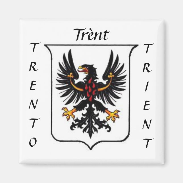 Imán Escudo de armas de Trento (Frente)