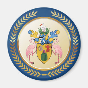 Imán Escudo De Armas De Turcas Y Caicos