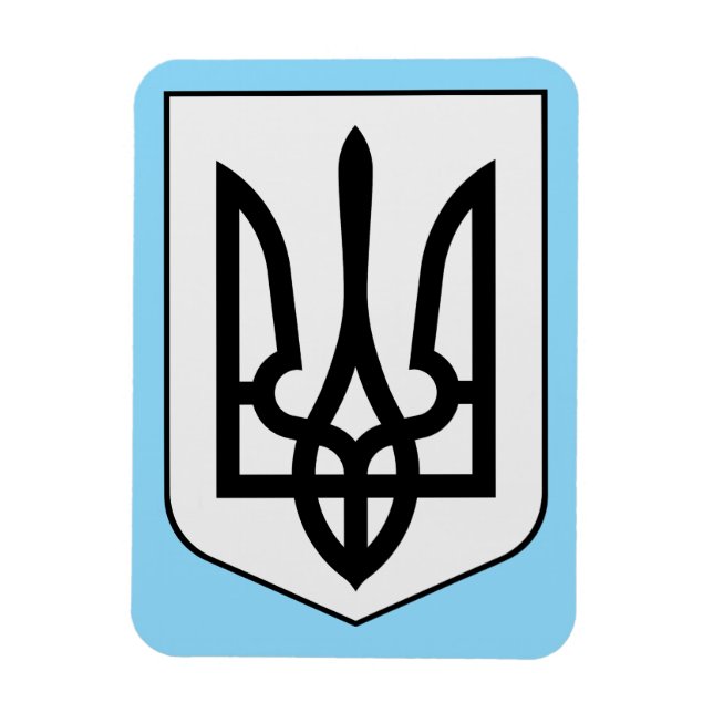 Imán Escudo de armas de Ucrania (Vertical)