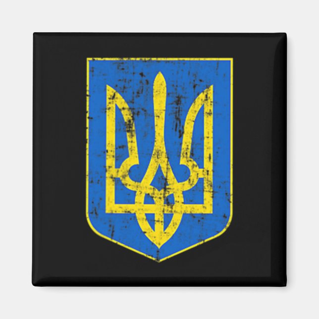 Imán Escudo de armas de Ucrania (Frente)