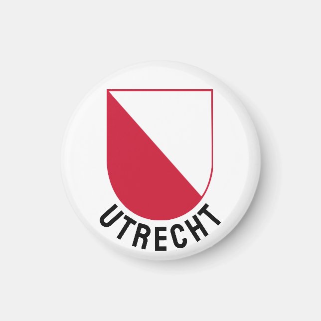 Imán Escudo de armas de Utrecht - Países Bajos (Frente)