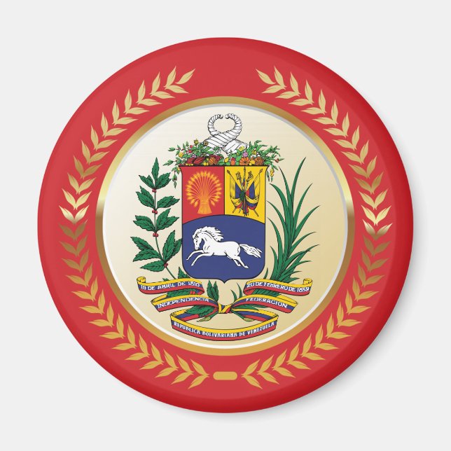 Imán Escudo de armas de Venezuela (Frente)