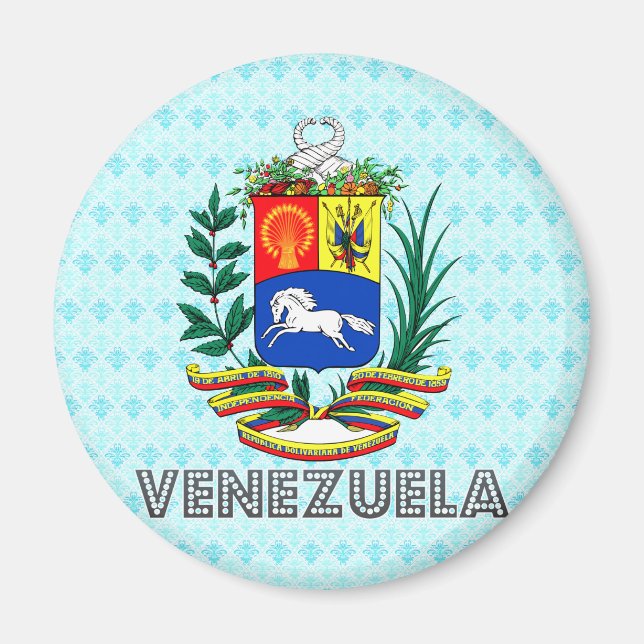Imán Escudo de armas de Venezuela (Frente)