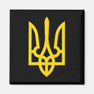 Imán Escudo de armas de Volodymyr Zelenskyy Ucrania Mil