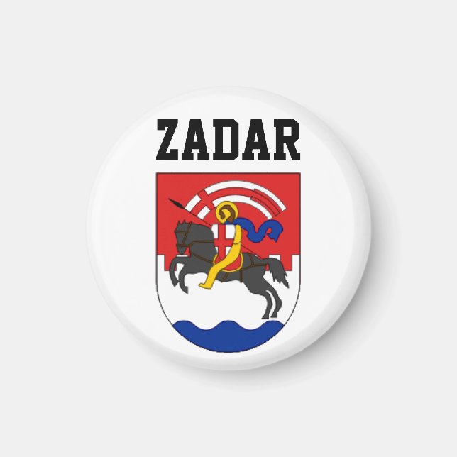 Imán Escudo de armas de Zadar (Croacia) (Frente)