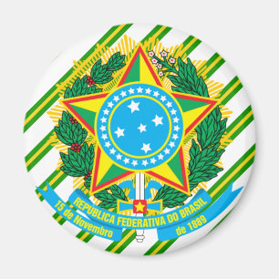 Imán Escudo de armas del Brasil