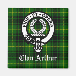 Imán Escudo de armas del Clan Arthur y Tartán