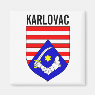 Imán Escudo de armas del condado de Karlovac, Croacia I