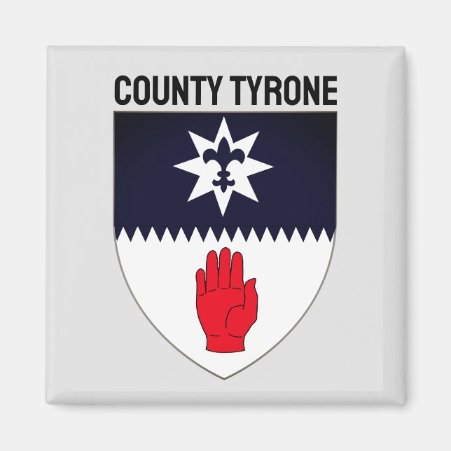 Imán Escudo de armas del condado de Tyrone, Mamáes de I (Frente)