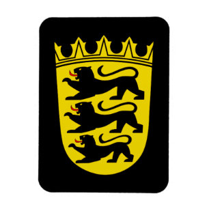 Imán Escudo de armas del estado alemán Baden-Wurttember