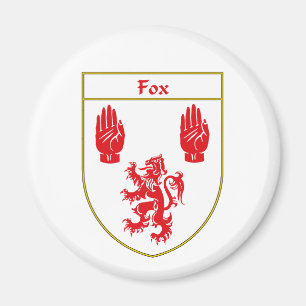 Imán Escudo de armas del Fox/escudo de la familia