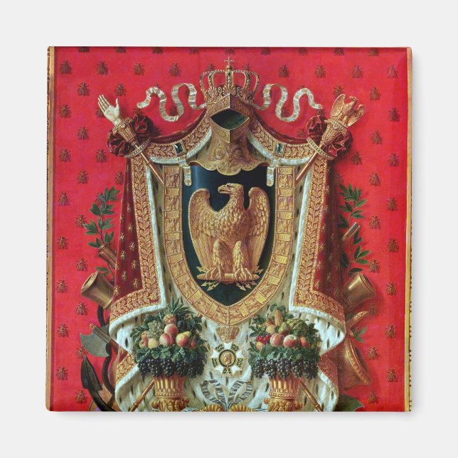 Imán Escudo de armas del imperio francés (Frente)