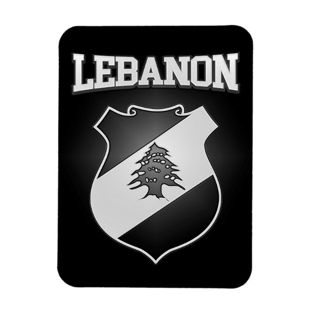 Imán Escudo de armas del Líbano (Vertical)