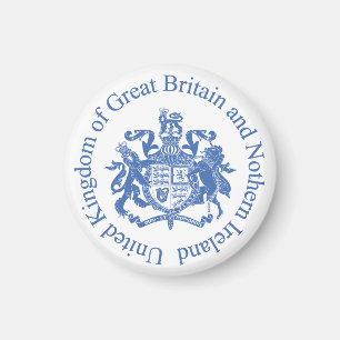 Imán Escudo de armas del Reino Unido