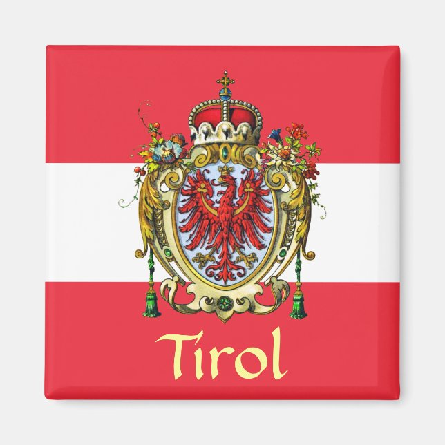 Imán Escudo de armas del Tirol (Frente)