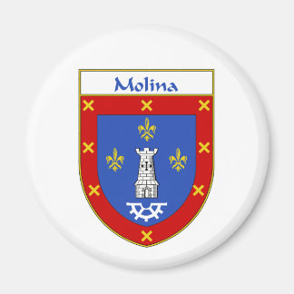 Imán Escudo de armas/escudo familiar de Molina