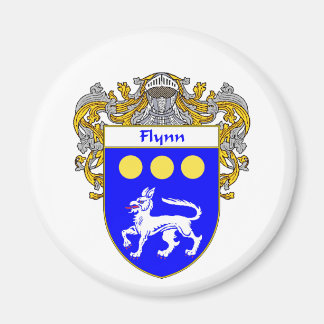 Imán Escudo de armas Flynn (Mantled)