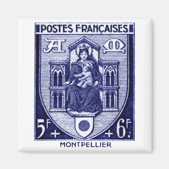 Imán Escudo de armas, Montpellier Francia (Frente)