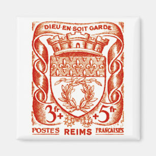 Imán Escudo de armas, Reims Francia