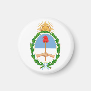 Imán escudo de armas símbolo emblema bandera de Argenti
