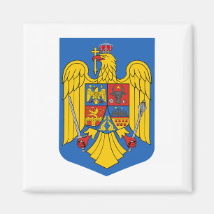 Imán escudo de armas símbolo emblema bandera de Rumania