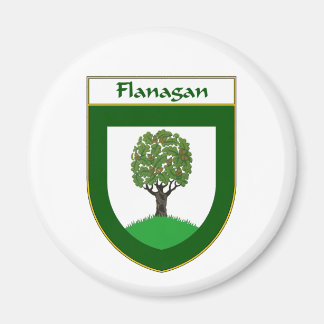 Imán Escudo de armas y escudo familiar de Flanagan